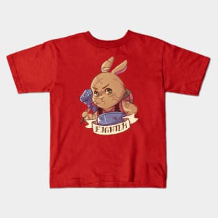 Fighter - TTRPG Buns Series Kids T-Shirt